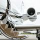 image of a private jet with its door open